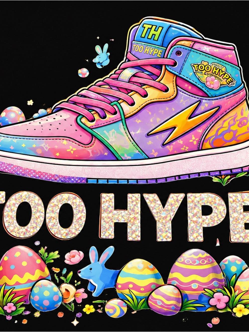 Kids' Multicolor High-Top Sneakers